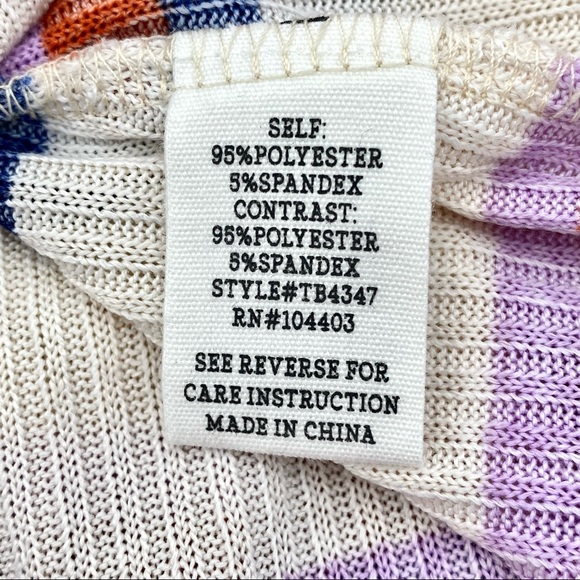 NWT Blu Pepper Day to Day V-neck Ribbed Sweater - Picture 10 of 13